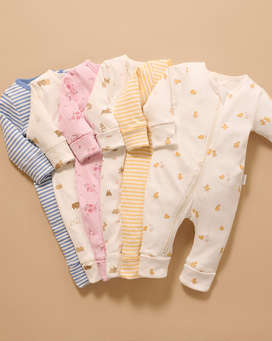 Purebaby Essentials Growsuits and Onesies