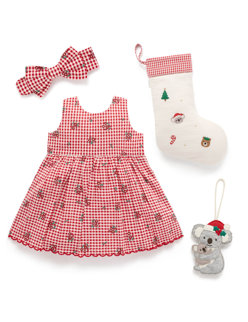 Christmas Gingham Gift Set